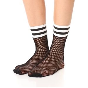 ‘Riot Sport’ Fishnet Ankle Socks